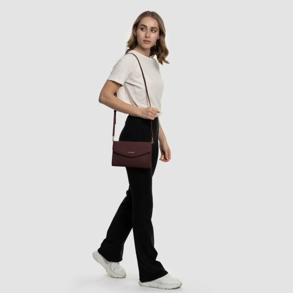 Lazarotti Bologna Leather Clutch Tasche Leder 23 cm
