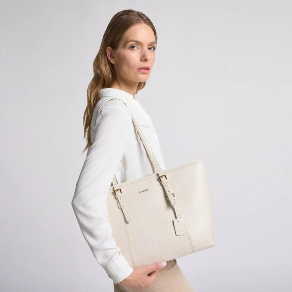 Lazarotti Bologna Leather Shopper Tasche Leder 35 cm