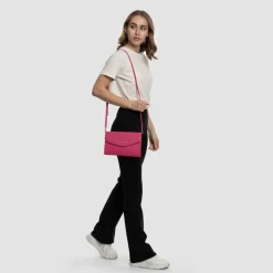 Lazarotti Bologna Leather Clutch Tasche Leder 23 cm