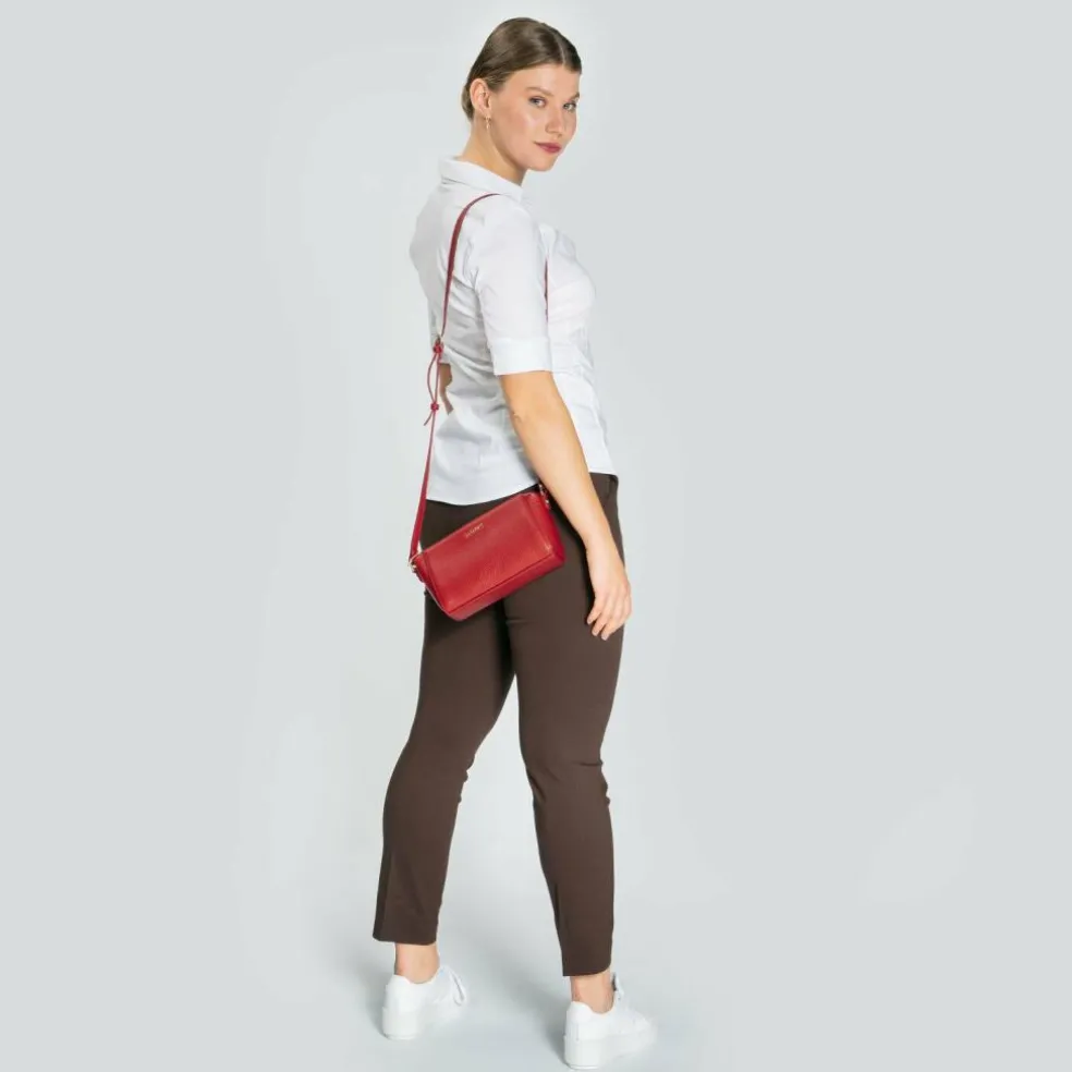 Lazarotti Bologna Leather Umhängetasche Leder 20 cm