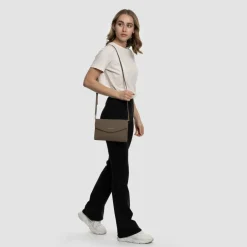 Lazarotti Bologna Leather Clutch Tasche Leder 23 cm