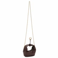 LES VISIONNAIRES Greta Nano Handtasche Leder 17 cm