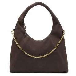 LES VISIONNAIRES Jade Cozy Chain Schultertasche Leder 38 cm