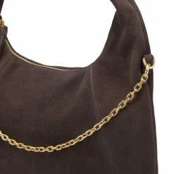 LES VISIONNAIRES Jade Cozy Chain Schultertasche Leder 38 cm