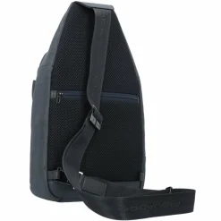 Piquadro Black Square Umhängetasche Leder 20 cm
