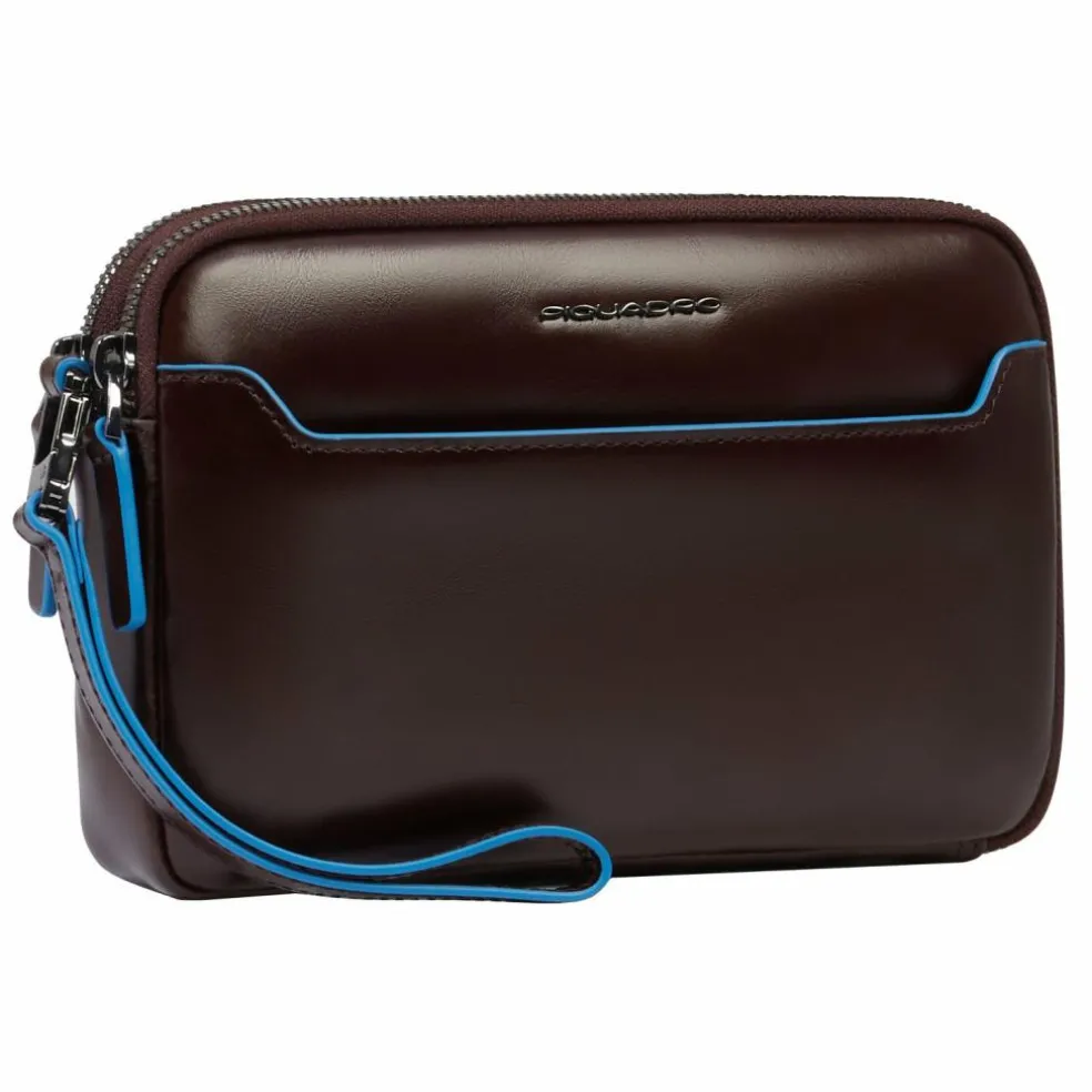 Piquadro Blue Square Clutch Geldbörse Leder 21 cm