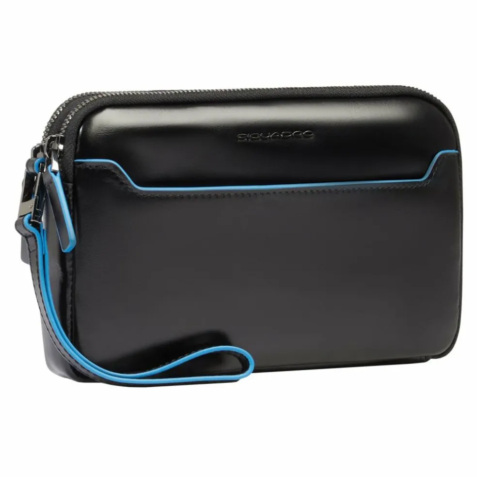 Piquadro Blue Square Clutch Geldbörse Leder 21 cm