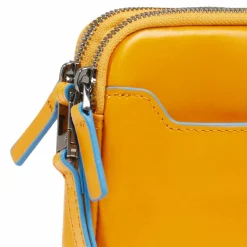 Piquadro Blue Square Clutch Geldbörse Leder 21 cm