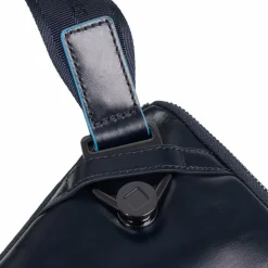 Piquadro Blue Square Umhängetasche Leder 30 cm