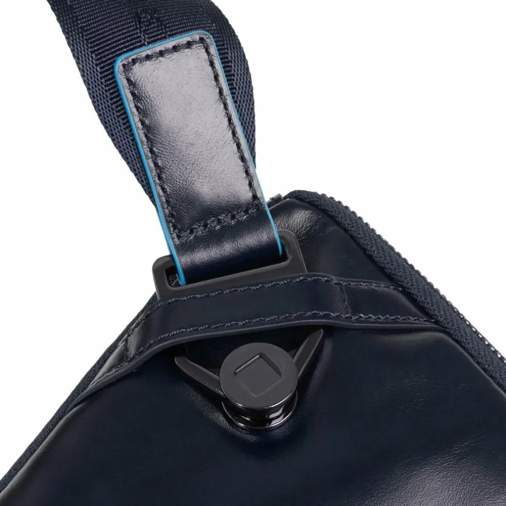 Piquadro Blue Square Umhängetasche Leder 30 cm
