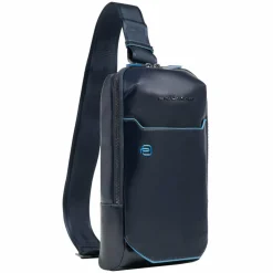 Piquadro Blue Square Umhängetasche Leder 28 cm