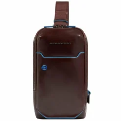 Piquadro Blue Square Umhängetasche Leder 28 cm