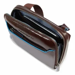 Piquadro Blue Square Umhängetasche Leder 21 cm