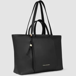 Piquadro Circle Shopper Tasche Leder 38 cm Laptopfach