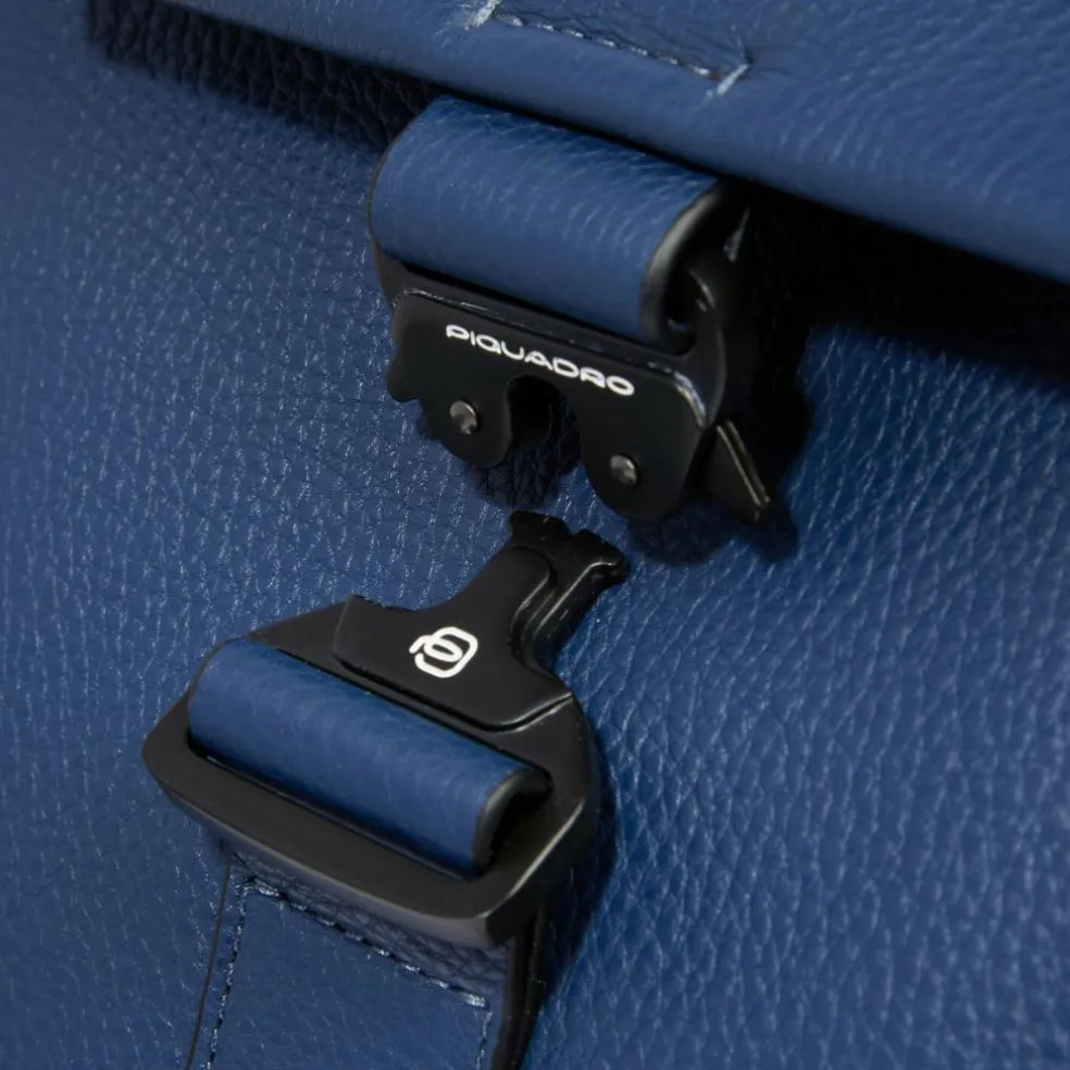 Piquadro Than Umhängetasche RFID Schutz Leder 22 cm
