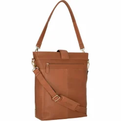 Plevier Bow Schultertasche Leder 30 cm Laptopfach