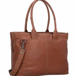Plevier Structure Antilla Schultertasche RFID Schutz Leder 40 cm Laptopfach