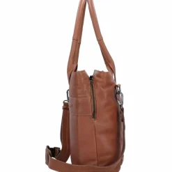 Plevier Structure Antilla Schultertasche RFID Schutz Leder 40 cm Laptopfach