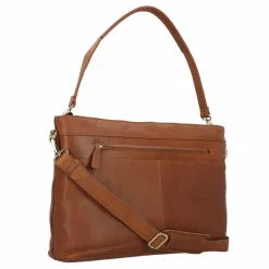 Plevier Structure Millau Schultertasche Leder 43 cm Laptopfach