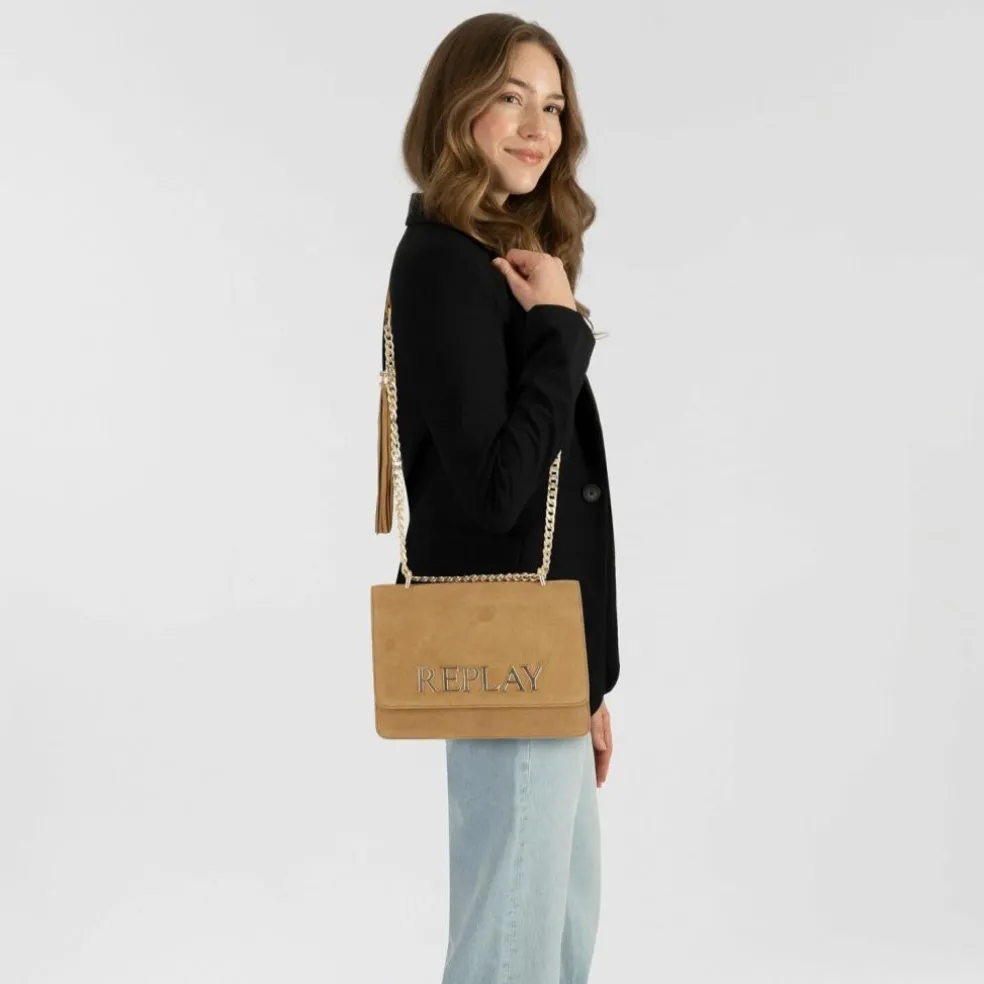 Replay Umhängetasche Leder 25.5 cm