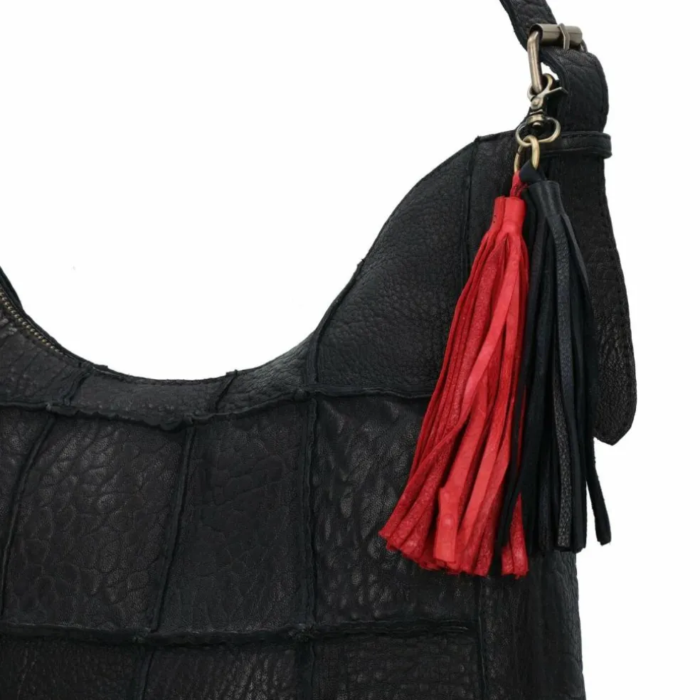 Taschendieb Wien Malvengasse Schultertasche Leder 31 cm