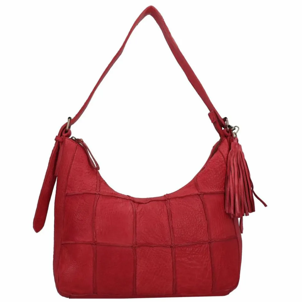 Taschendieb Wien Malvengasse Schultertasche Leder 31 cm