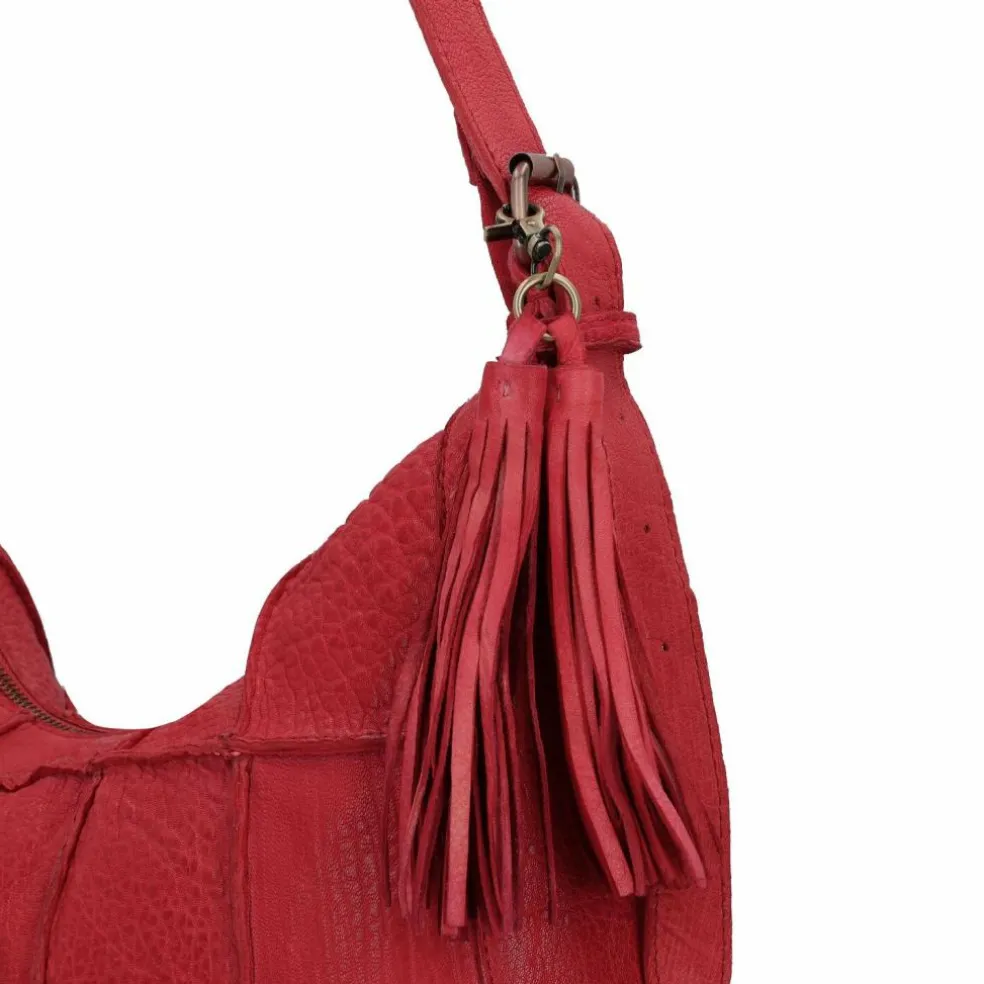 Taschendieb Wien Malvengasse Schultertasche Leder 31 cm