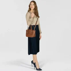 The Bridge Daphne Handtasche Leder 24 cm