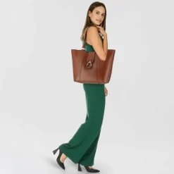 The Bridge Erica Shopper Tasche Leder 46 cm