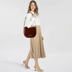 The Bridge Ilaria Schultertasche Leder 27 cm