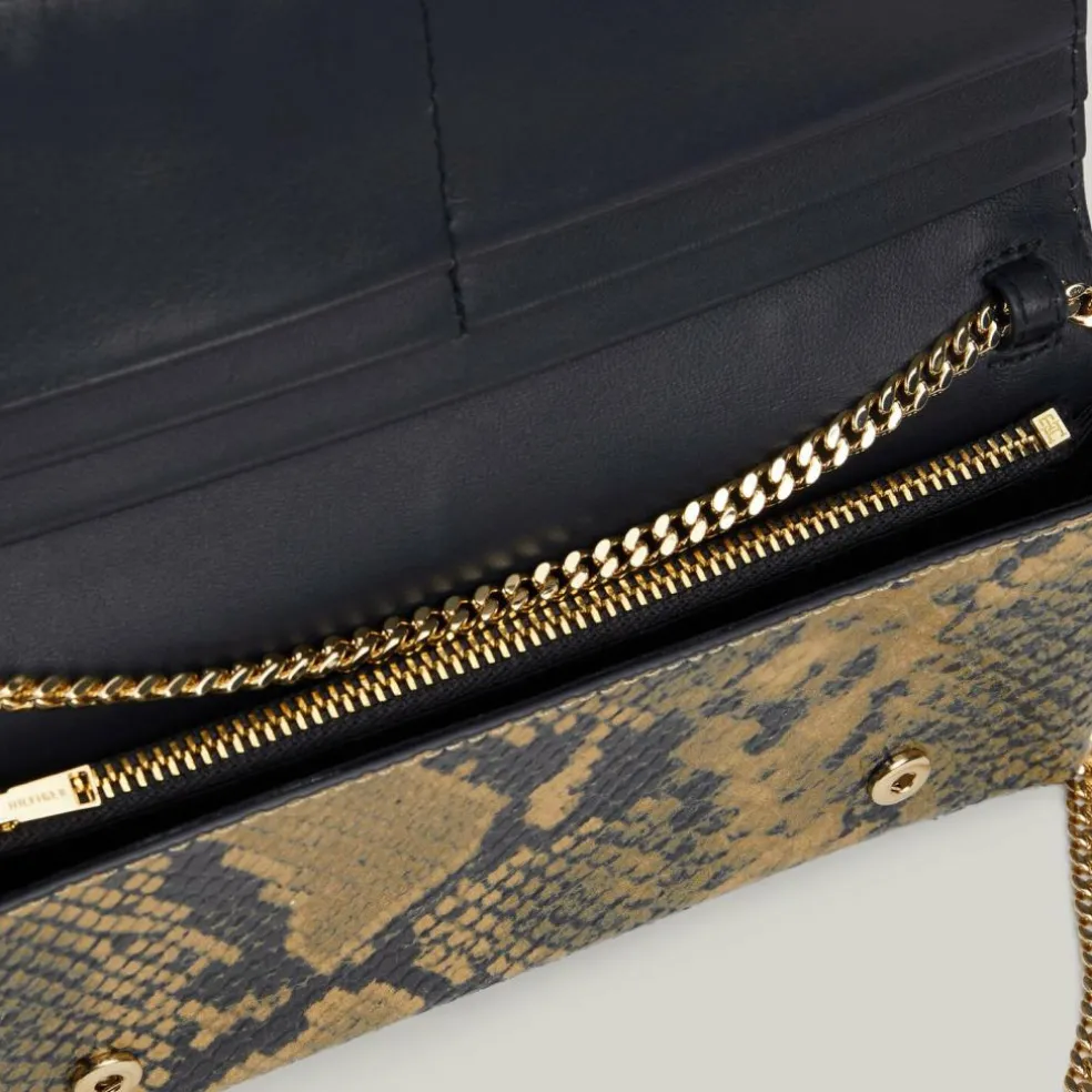 Tommy Hilfiger Luxe Leather Clutch Geldbörse Leder 19.5 cm