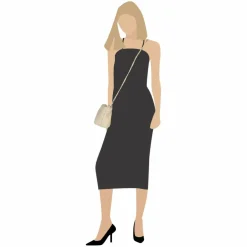 Tommy Hilfiger TH Luxe Umhängetasche Leder 21 cm
